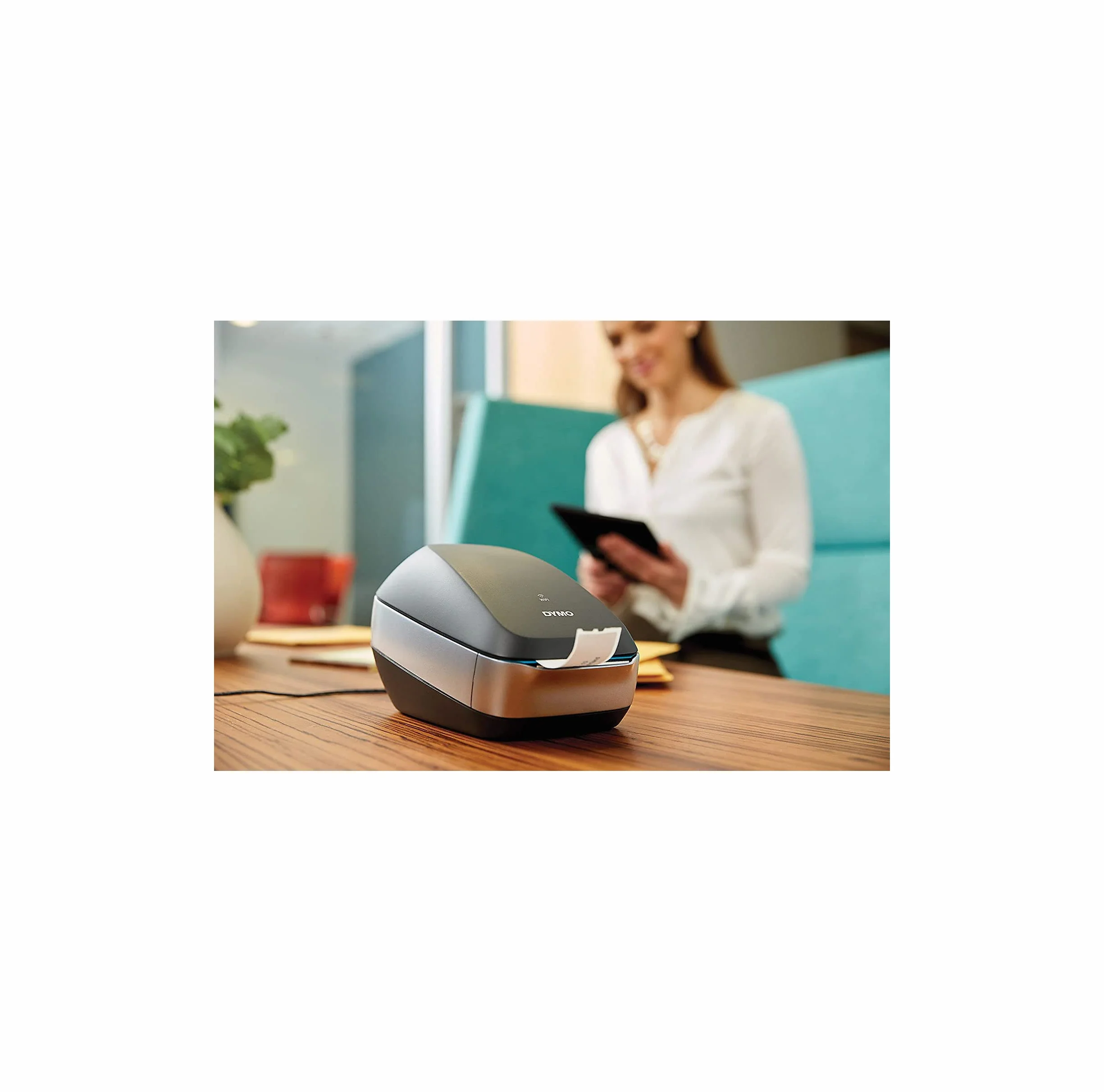 DYMO LabelWriter Wireless Etikettendrucker | Drucken Sie Etiketten mit Wi-Fi & USB | 300 dpi. Thermodirekt Etikettiergerät