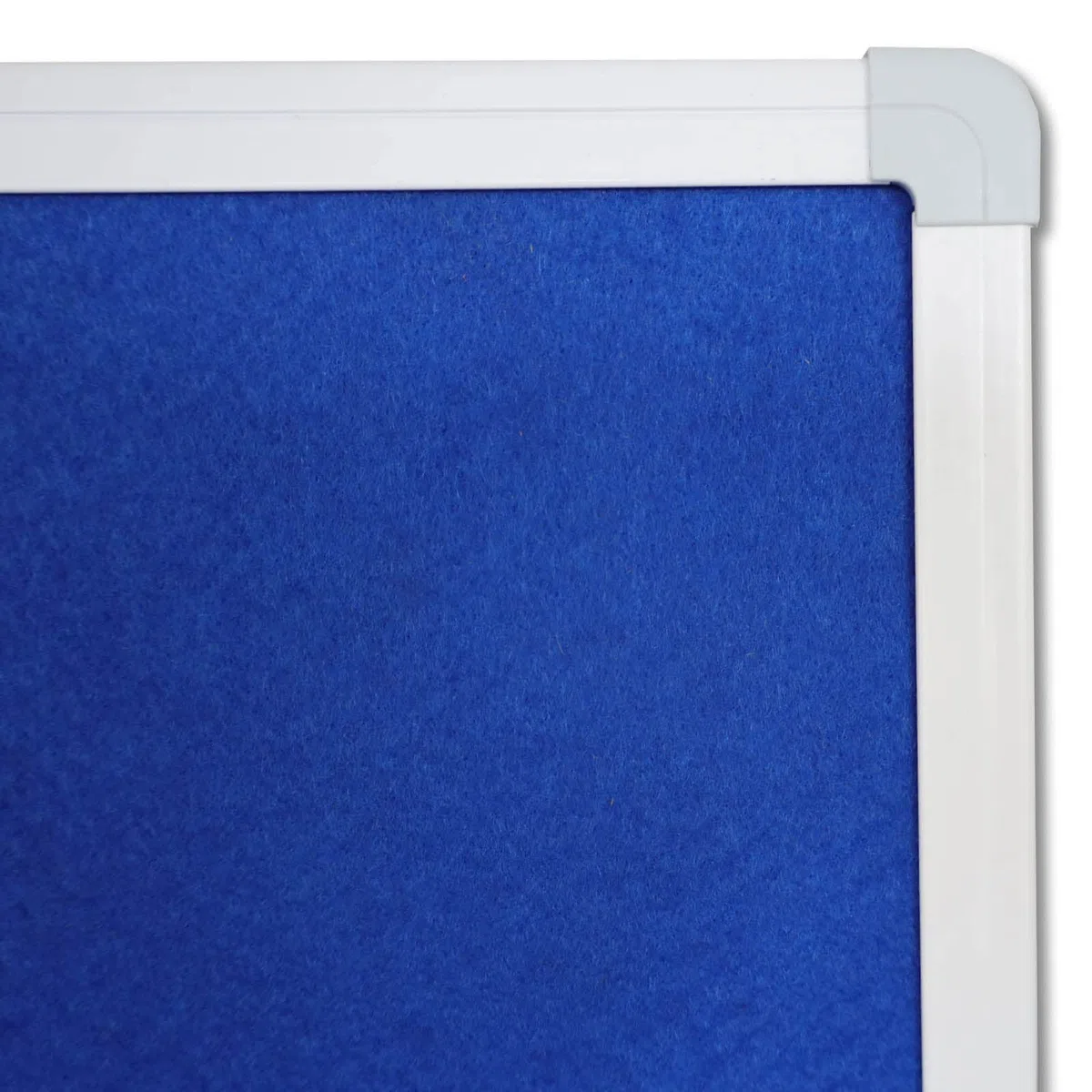 Moderationstafel FOLD - Filz-Metaplanwand 120x150 cm - klappbar Blau | Moderationswand mit Filz- Oberfläche & Rollen - mobil & beidseitig nutzbar - Pinntafel ideal für Büro, Schule & Seminare