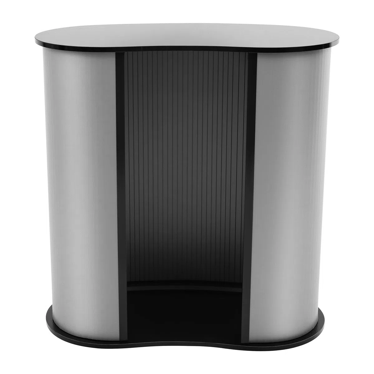 Empfangstheke, Klappbar Messetheke 90 x 40 x 90 cm Ausstellungstheke Empfangstresen Messestand Faltbar Geeignet für Unternehmen Gemeinden Outdoor-Aktivitäten etc