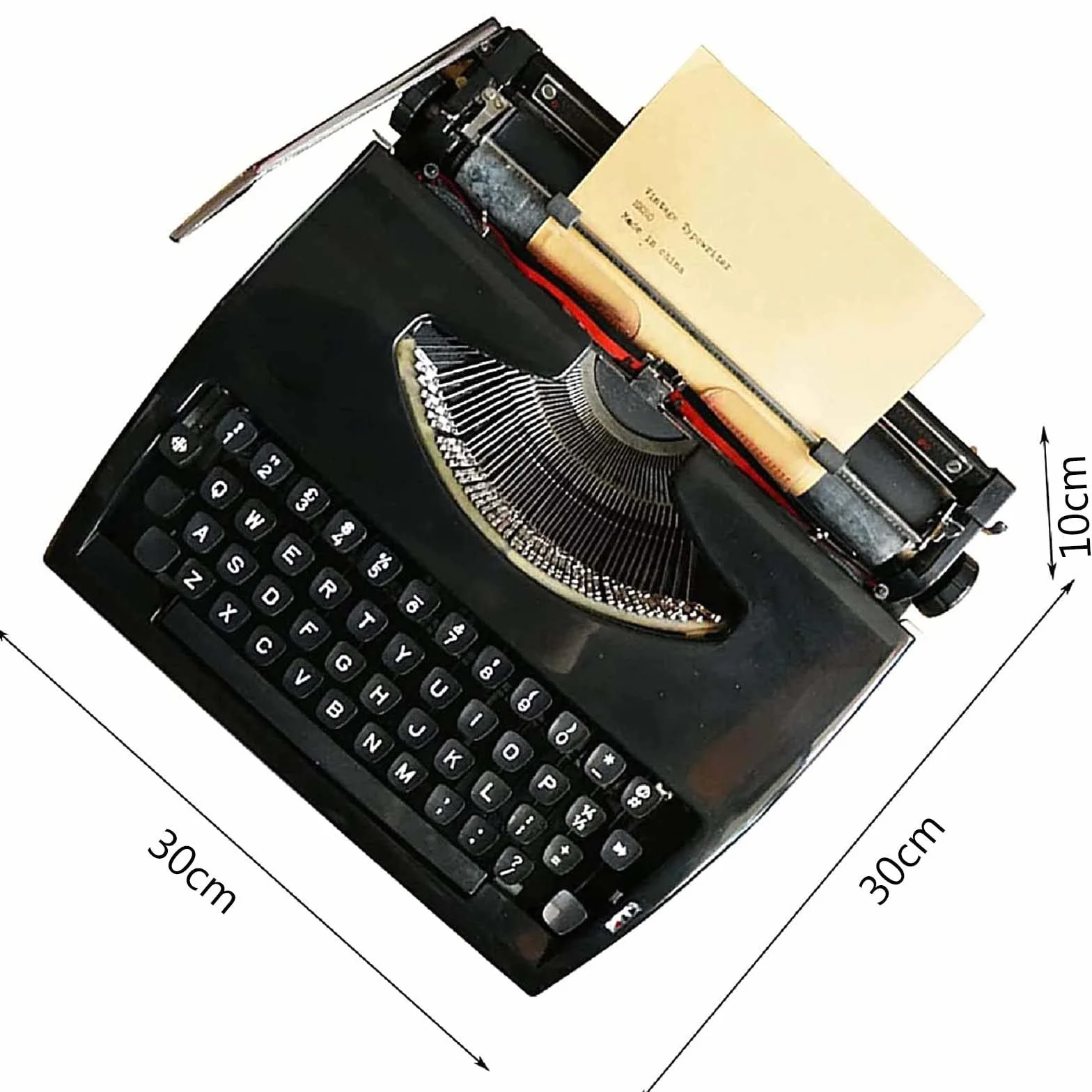 Altmodische manuelle Retro-Schreibmaschine, Schreibmaschinen für Schriftsteller, Retro-Schreibmaschine fürZuhause/Büro/Arbeitszimmer-Schreibtisch