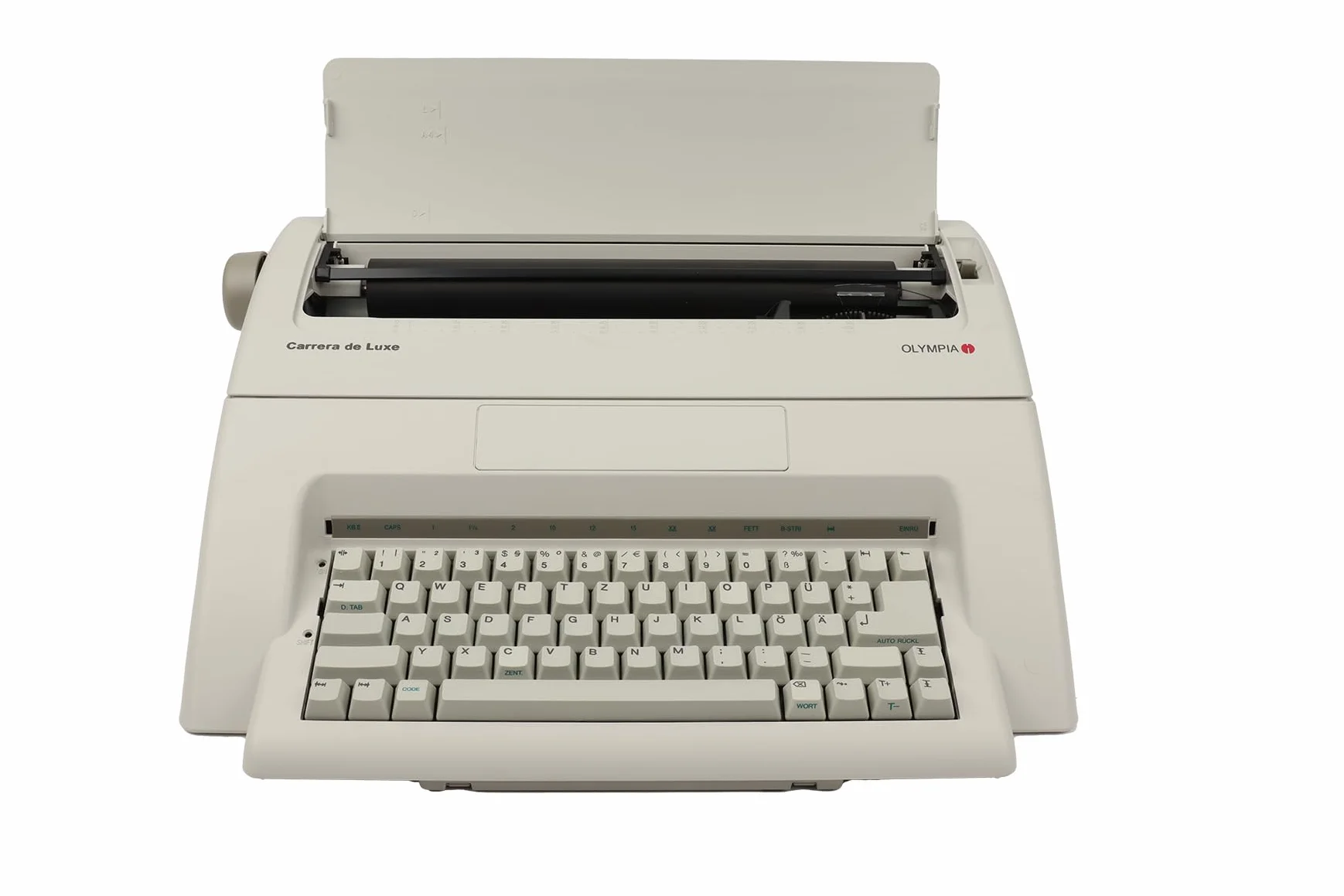 Olympia - Schreibmaschine Olympia Carrera de Luxe Elektronische Schreibmaschine - inkl. Farbband - Schriftgröße 10-15 - Automatischer Papiereinzug