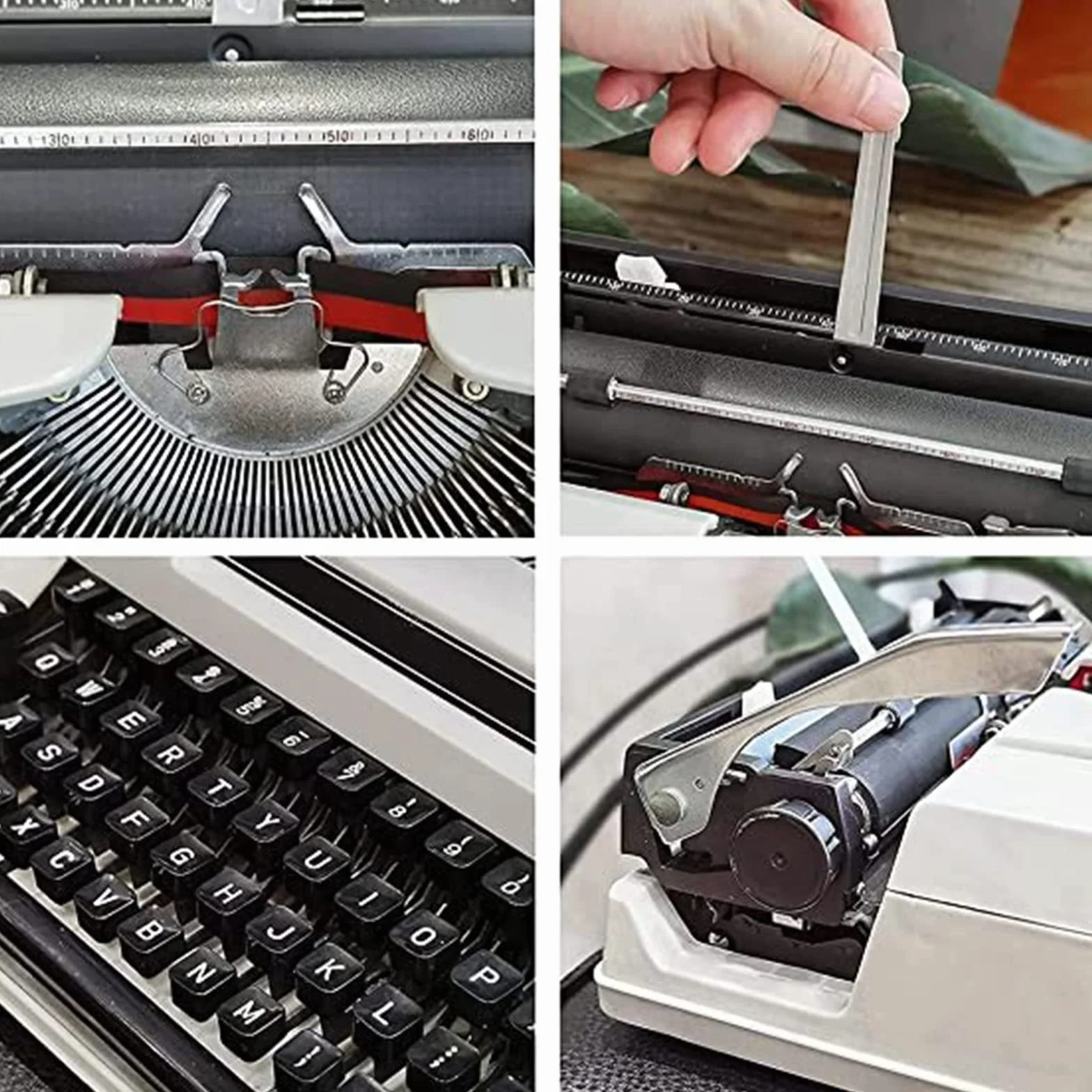Machinery Schreibmaschine, altmodische manuelle Schreibmaschine, Klassische Nostalgie, tragbare Retro-manuelle Schreibmaschine, für Notizen oder Briefe oder kreatives Schreiben, Liter