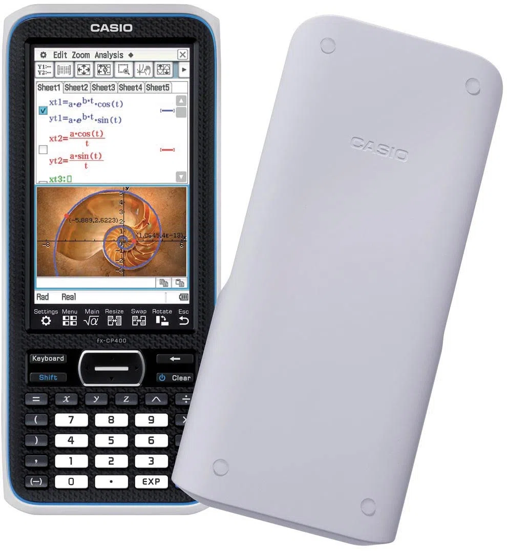 CASIO Calculatrice graphique FX CP 400+E (Mode examen) grise