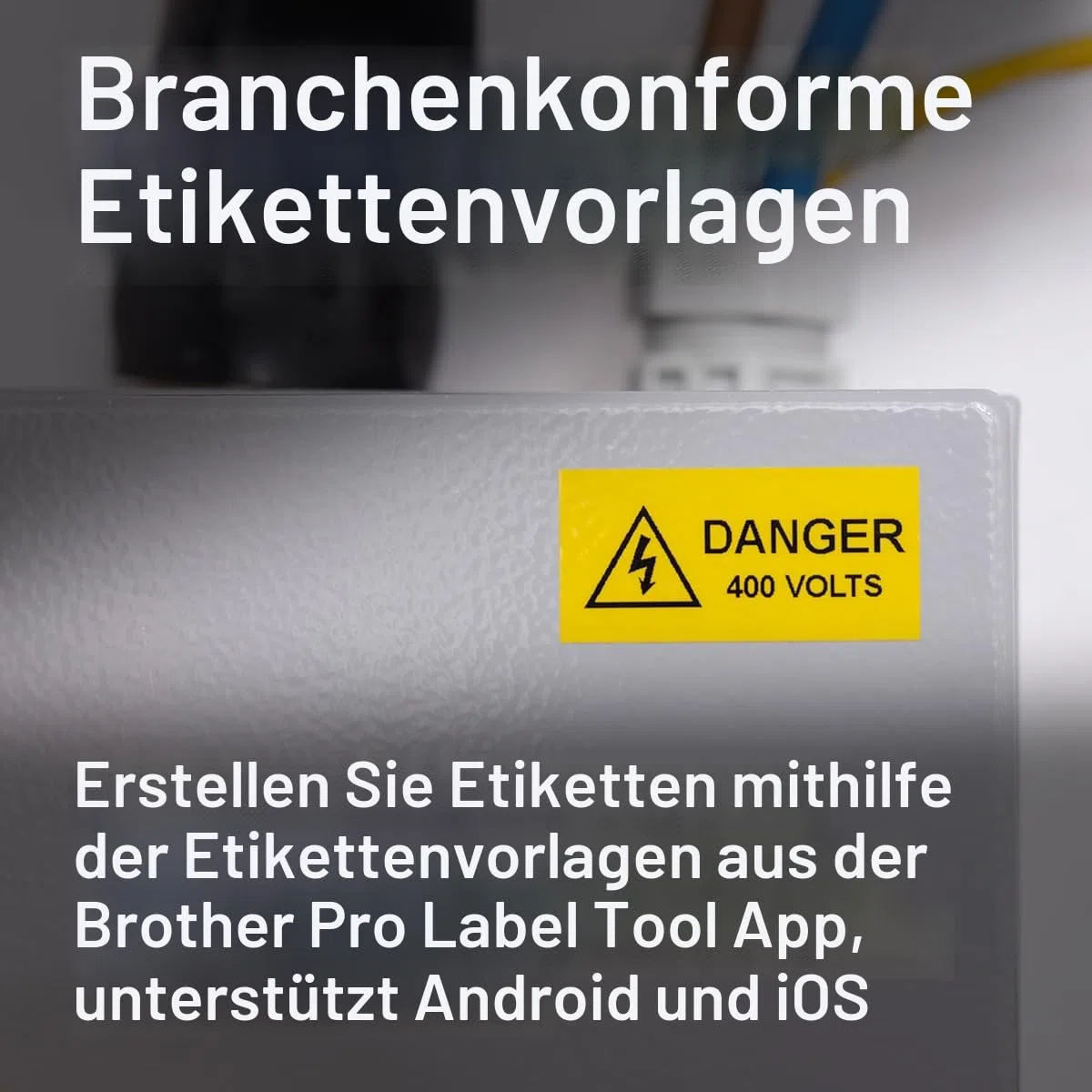 Brother P-Touch Cube Pro PT-E720BT Beschriftungsgerät, 24 mm | Industriell, Elektro- und Netzwerkinstallation, Pro Label Tool App kostenlos