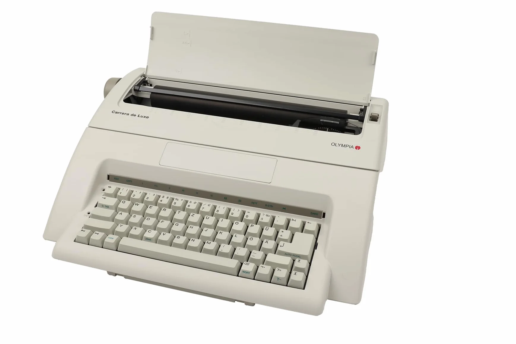 Olympia - Schreibmaschine Olympia Carrera de Luxe Elektronische Schreibmaschine - inkl. Farbband - Schriftgröße 10-15 - Automatischer Papiereinzug