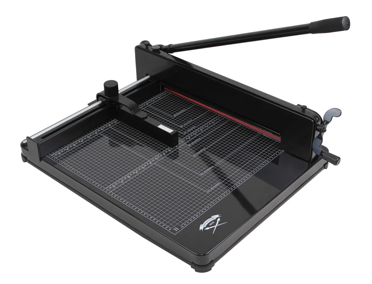 PROFI Stapelschneider A3 Großformat - bis 400 Blatt, CE, Papier Schneidemaschine + Hebelschneider