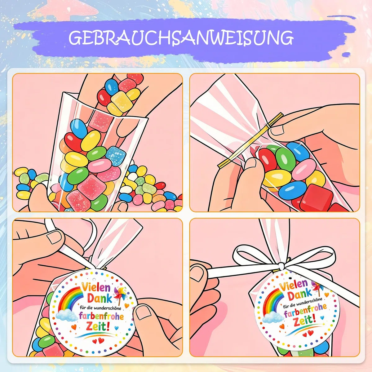 15 Stücke Abschiedsgeschenk Kindergarten Set, Anhänger Mit 2m Band, Buntes Abschiedsgeschenk Erzieherin Mit Doppelseitigem Druck, Einschulung Geschenk Abschied Für Die Kita