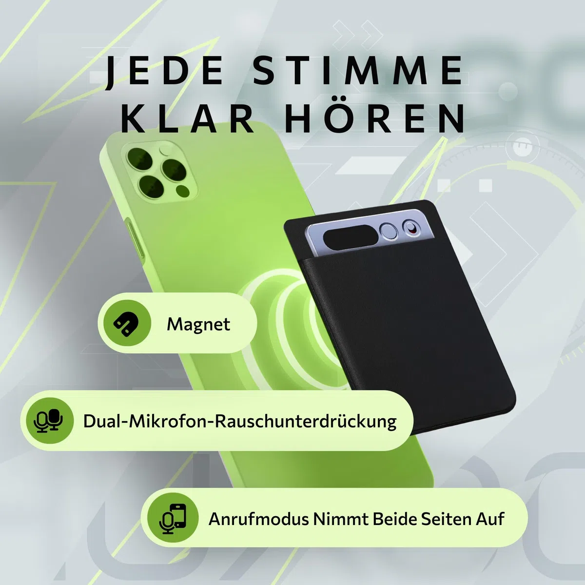 AI Diktiergerät 64GB – Dual-Mikrofon Rauschunterdrückung – 35 h Akku, Bluetooth 5.3 – App mit Transkription & Übersetzung (118+ Sprachen) – Voice Recorder mit Schreibfunktion