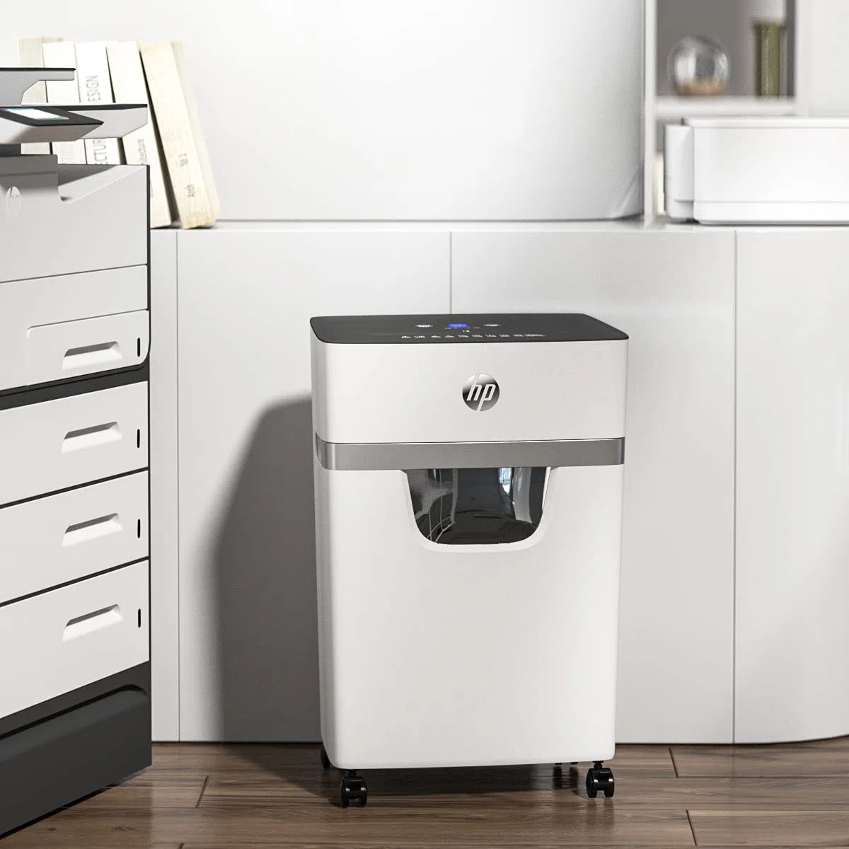 HP OneShred 10MC, Aktenvernichter, Sicherheitsstufe P-5, Micro Cut, 10 Blatt, 2804