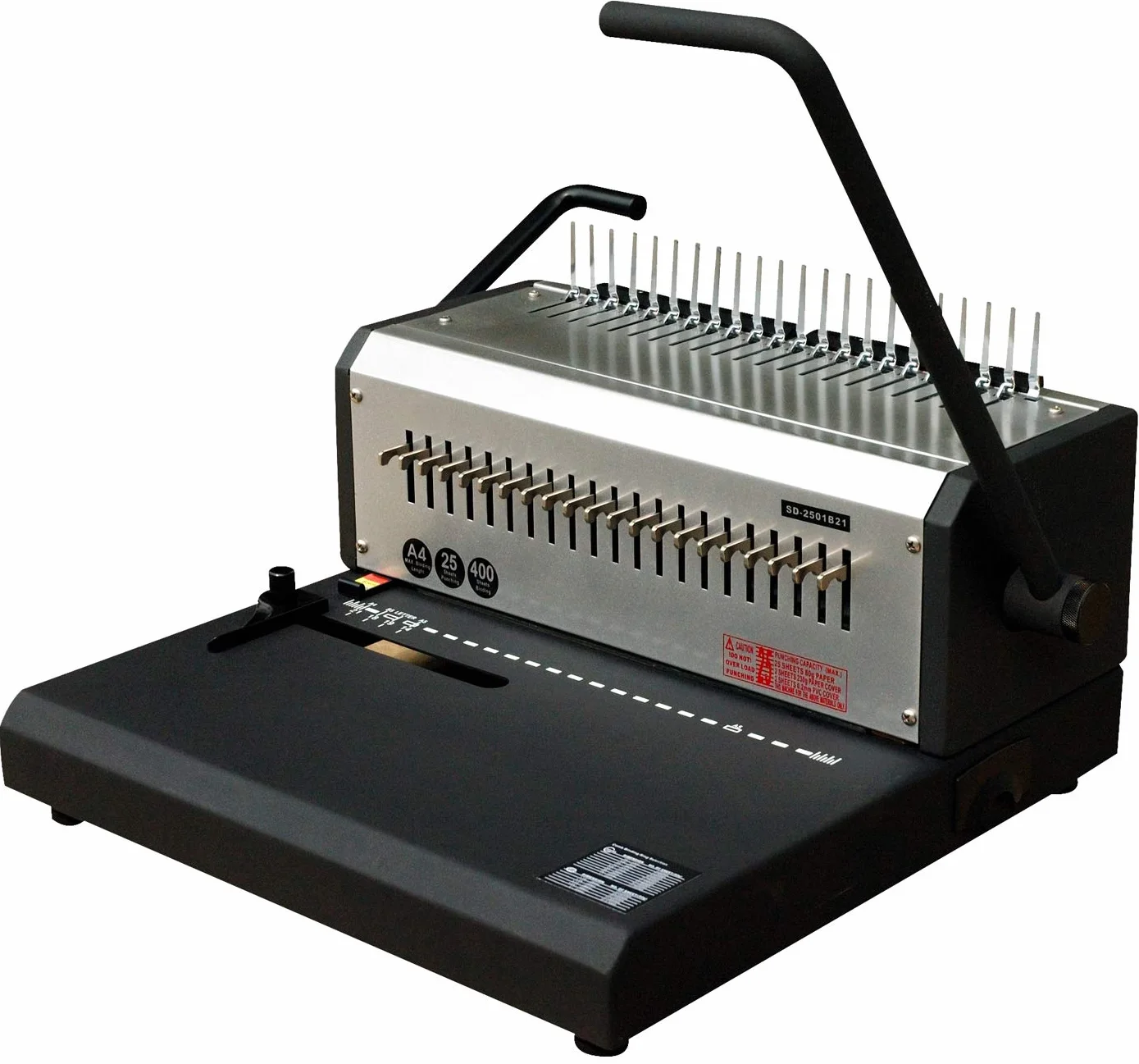 Pavo - HD Bindemaschine/Bindegerät für Plastikbindung, bis zu 400 Blatt