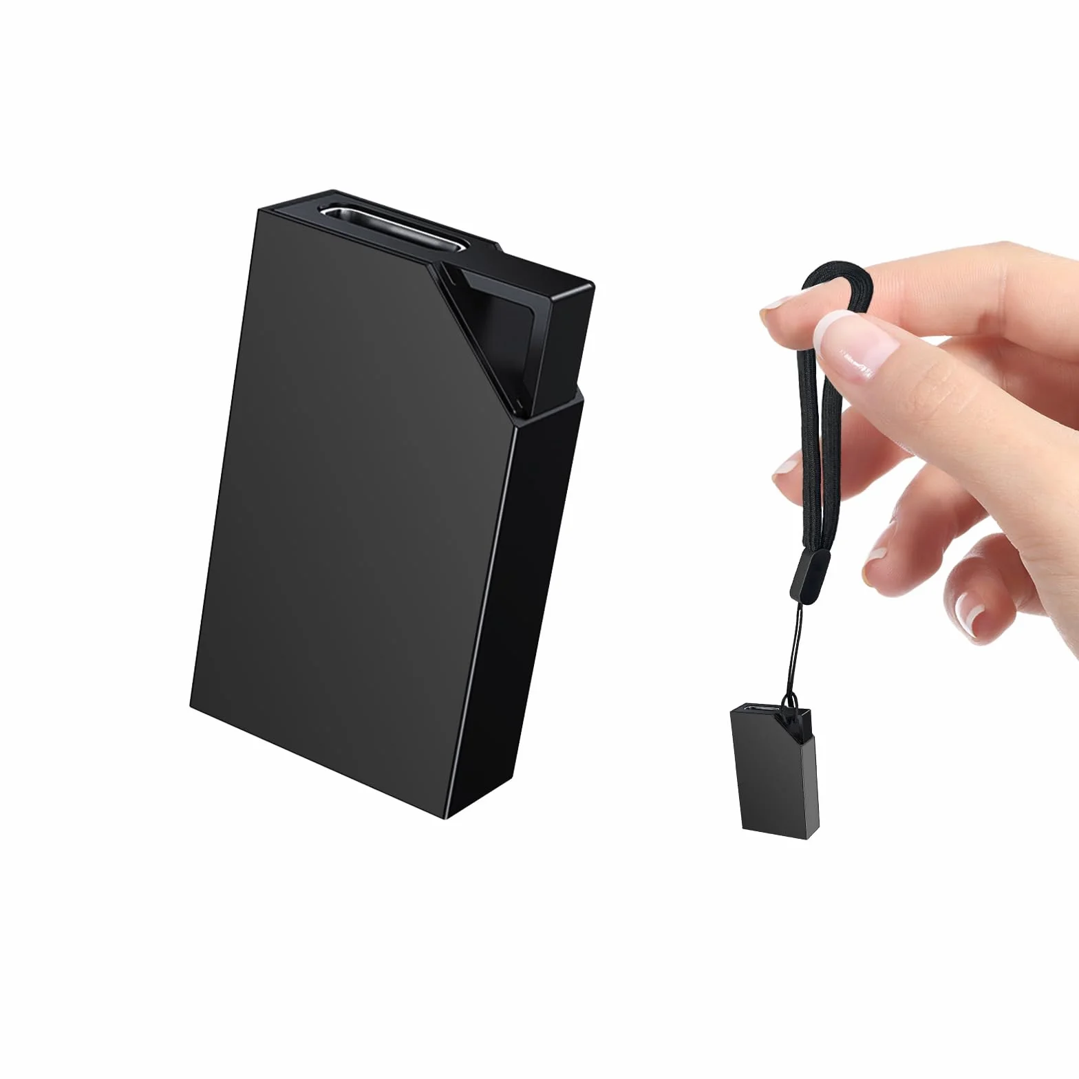 Diktiergerät Mini 64 GB Speicher, Voice Recorder Wiederaufladbar Über USB, Diktiergerät und Sprachaktivierung, Aufnahmegerät Mit Mikrofon, Diktiergerät Mit Schreibfunktion, Meetings und Interviews