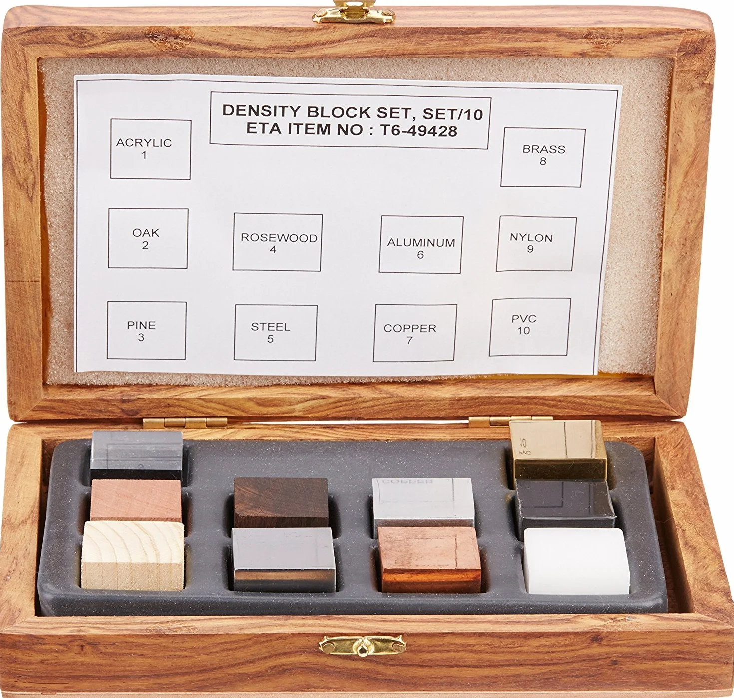 United Scientific DCSET10 Dichtwürfel, 10 Würfel