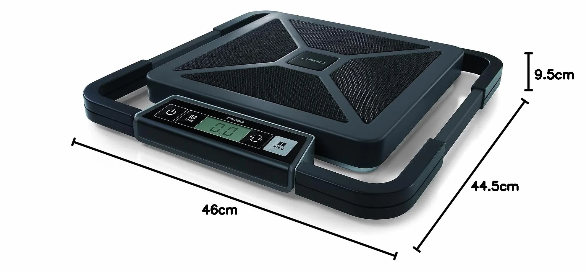 DYMO S50 Paketwaage Tragbare Digital | 50 kg | Briefwaage mit LCD-Bildschirm | USB oder AAA Batterien