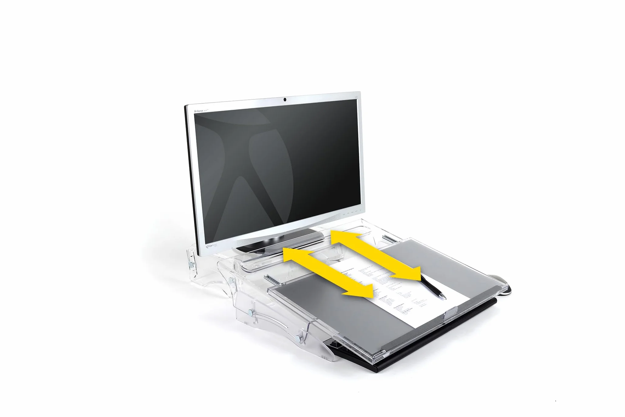 Dokumentenhalter Flexdesk 640 Acryl 520x390x170