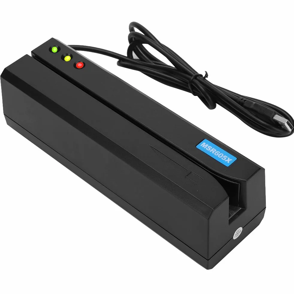 MSR605X Magnetkartenleser, Schreib- und Encoder, Lesen/Schreiben Aller 3 Spuren, USB-Kommunikation, Schnelles/niedriges Wischen, Unterstützt IBM/ISO-Standard