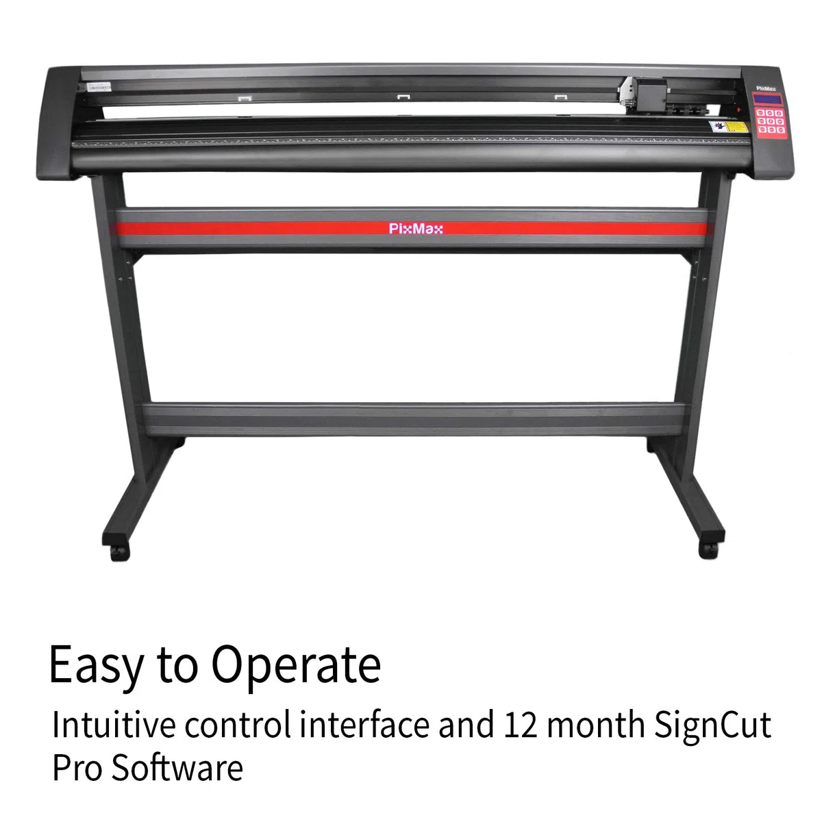 PixMax XL 1510mm Schneideplotter Plotter Folienplotter Folienschneider Schneidplotter Plotten mit 3 x Roland Schneidemesser mit Flexi Starter Schneidesoftware