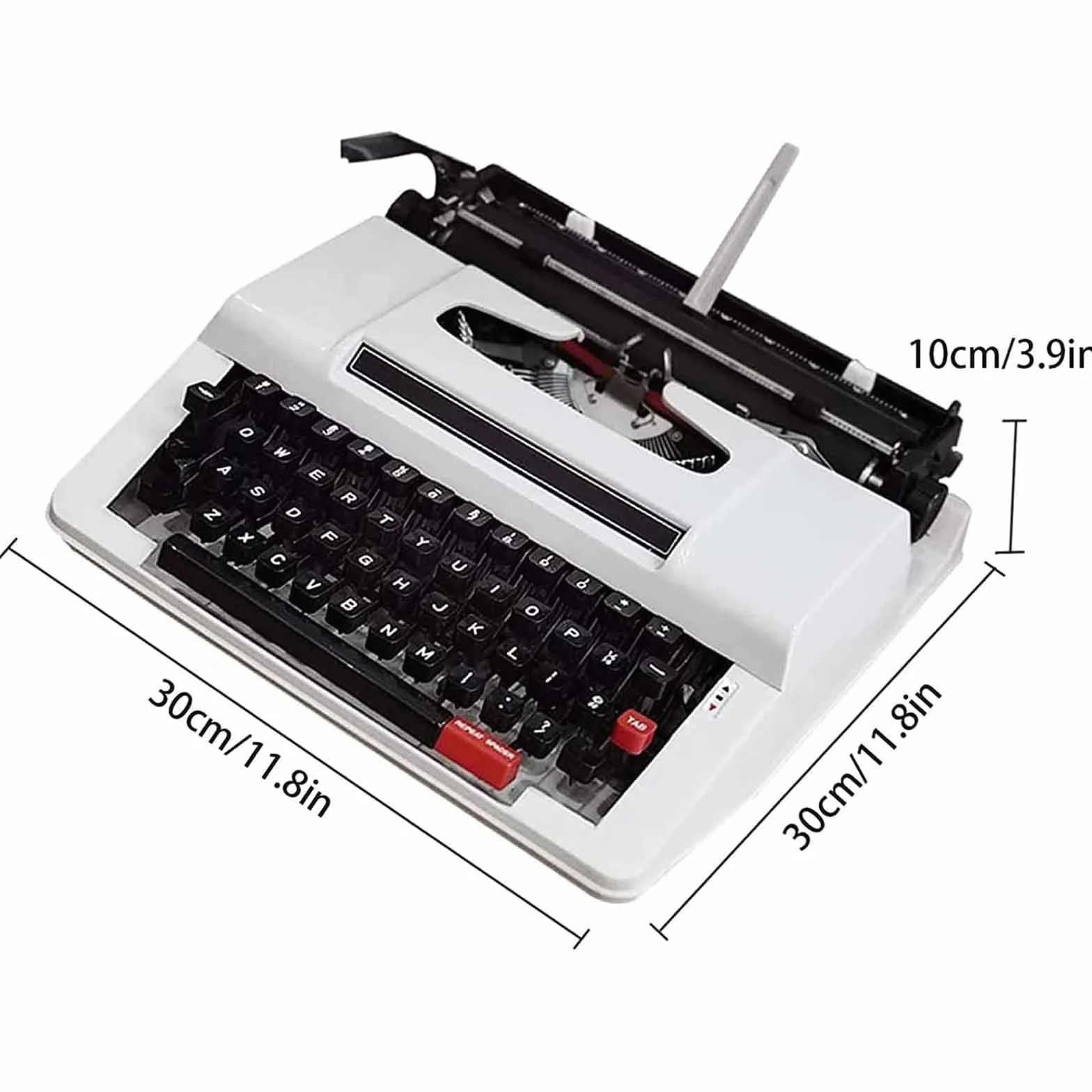 Vintage-Schreibmaschine für den normalen Gebrauch, Retro manuelle-Schreibmaschine, geeignet zum Schreiben von Romanen in den Tiefen des Dschungels, nostalgische Retro-Schreibmaschine