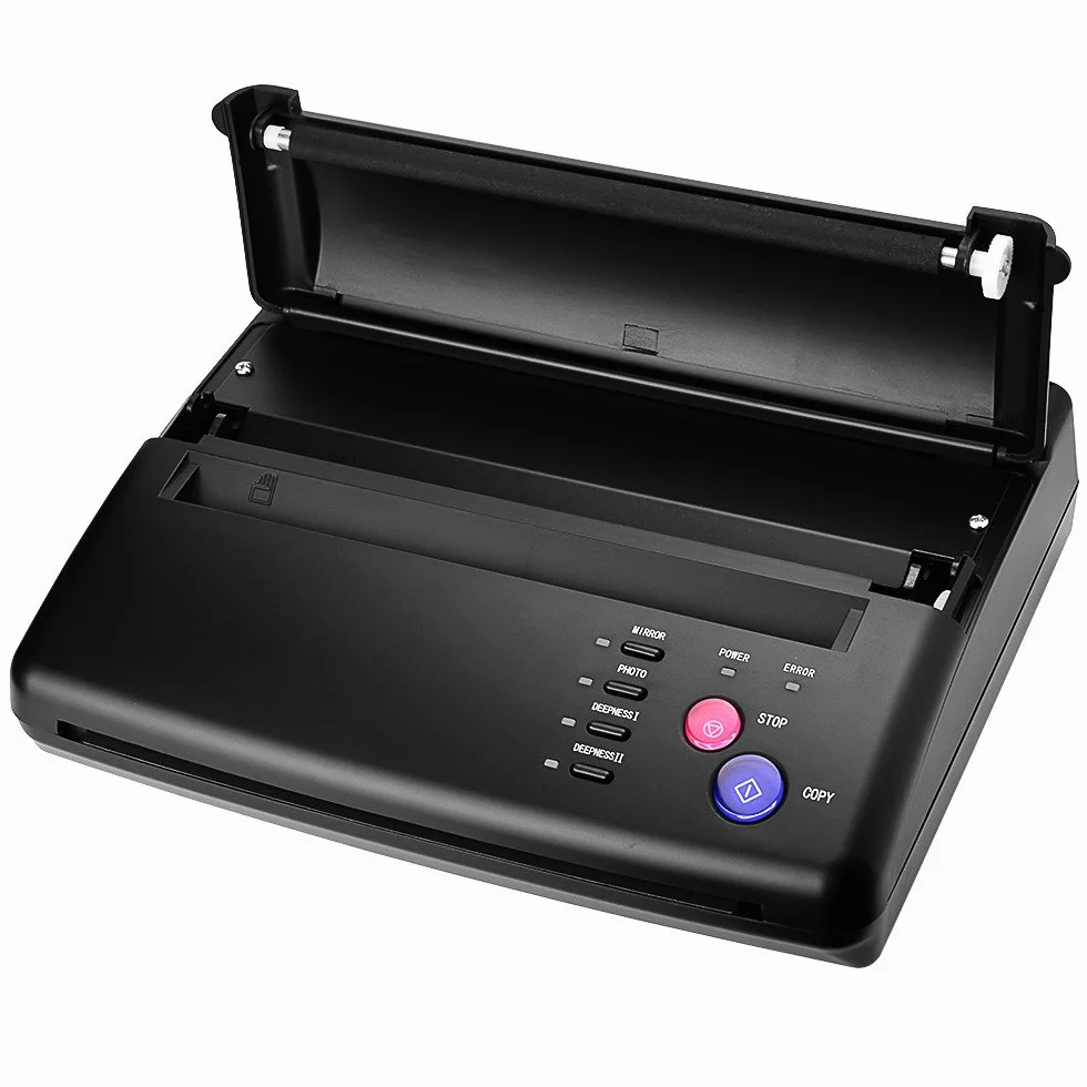 ATOMUS Tattoo Transfer Maschine Copier Thermische Schablone Transfer Maschine Set Temporäre und Permanente Tattoo Lieferungen