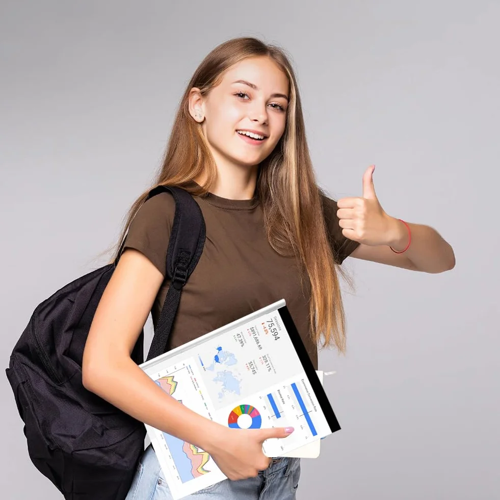 A4 Sliding Bar Binder, 20 Stück Klemmschienen A4, Sliding Bar Bindern, Ordnerschieber, Transparent Schiebebinder, Für Zuhause Schule Büro Dokumente Klassifizierung, Kann 100 Blatt Halten