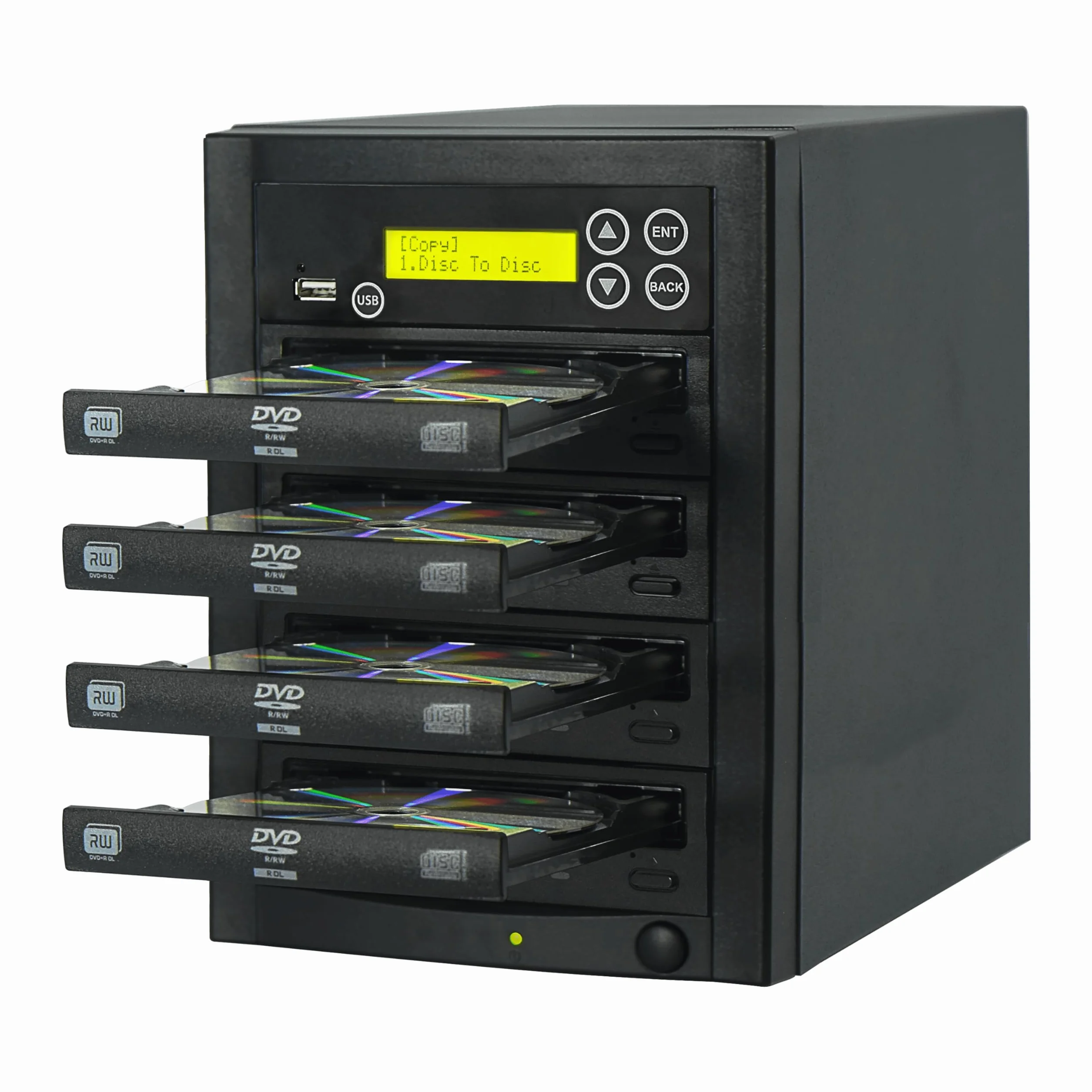 EZ DUPE Media Maven-Duplizierer – 1:3 Flash Media (USB) & Disc (DVD/CD)-Kopierer
