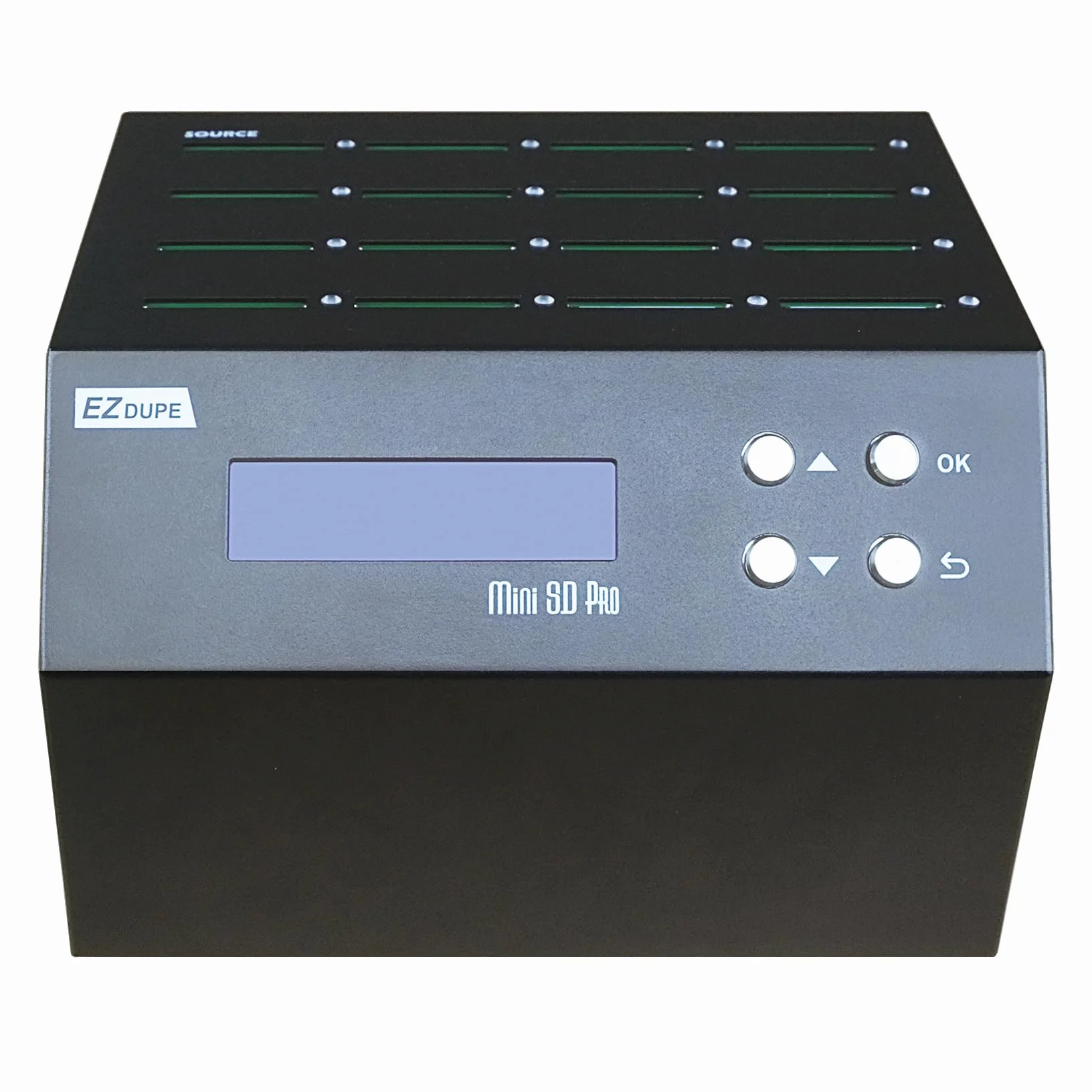EZ DUPE SD-Duplizierer - Eigenständiger 1:15 Secure Digital/SD-Kopierer und Datenlöscher (Mini SD Pro)