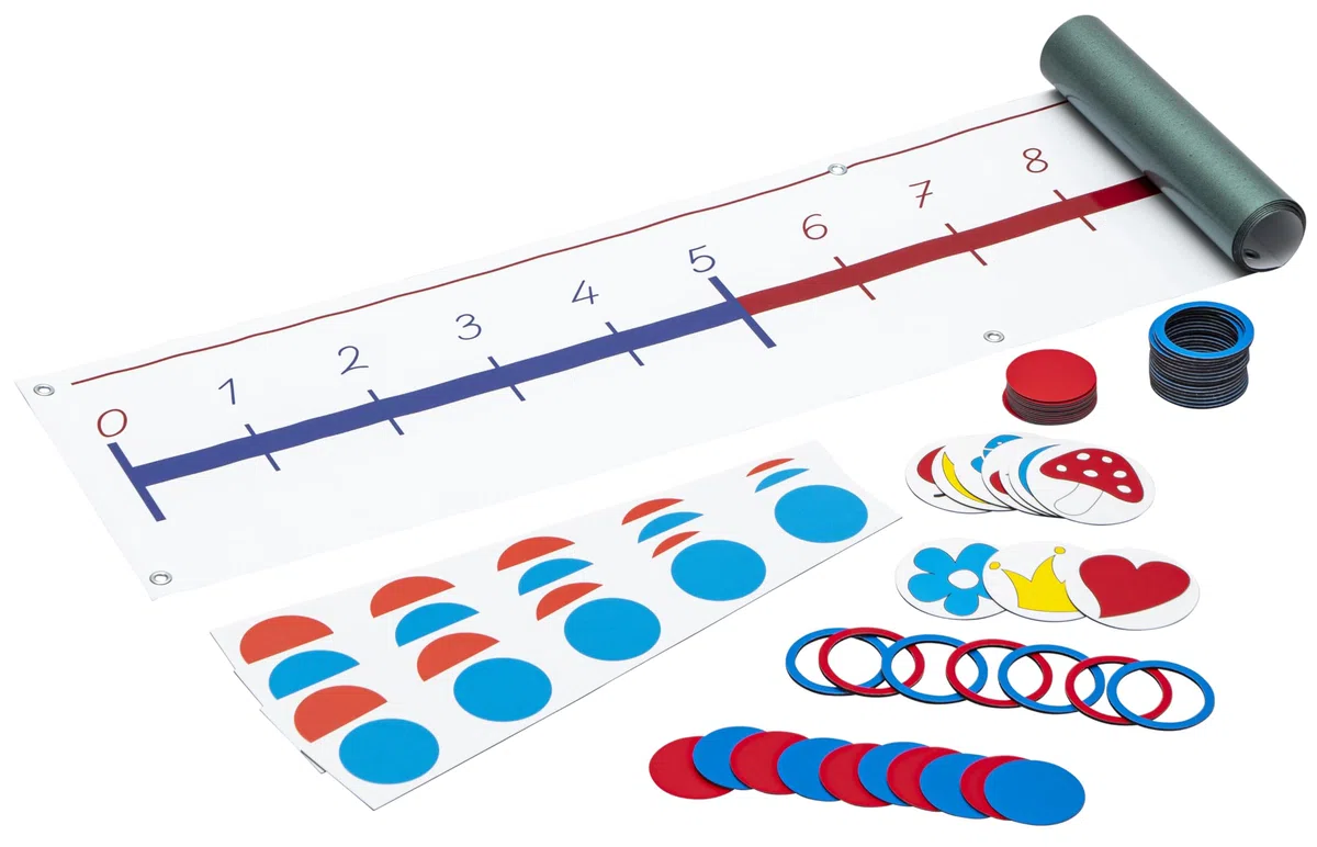 Betzold - Magnet-Zahlenstrahl 0-20 - Rechnen Lernen Zahlenraum 20 Mathematik