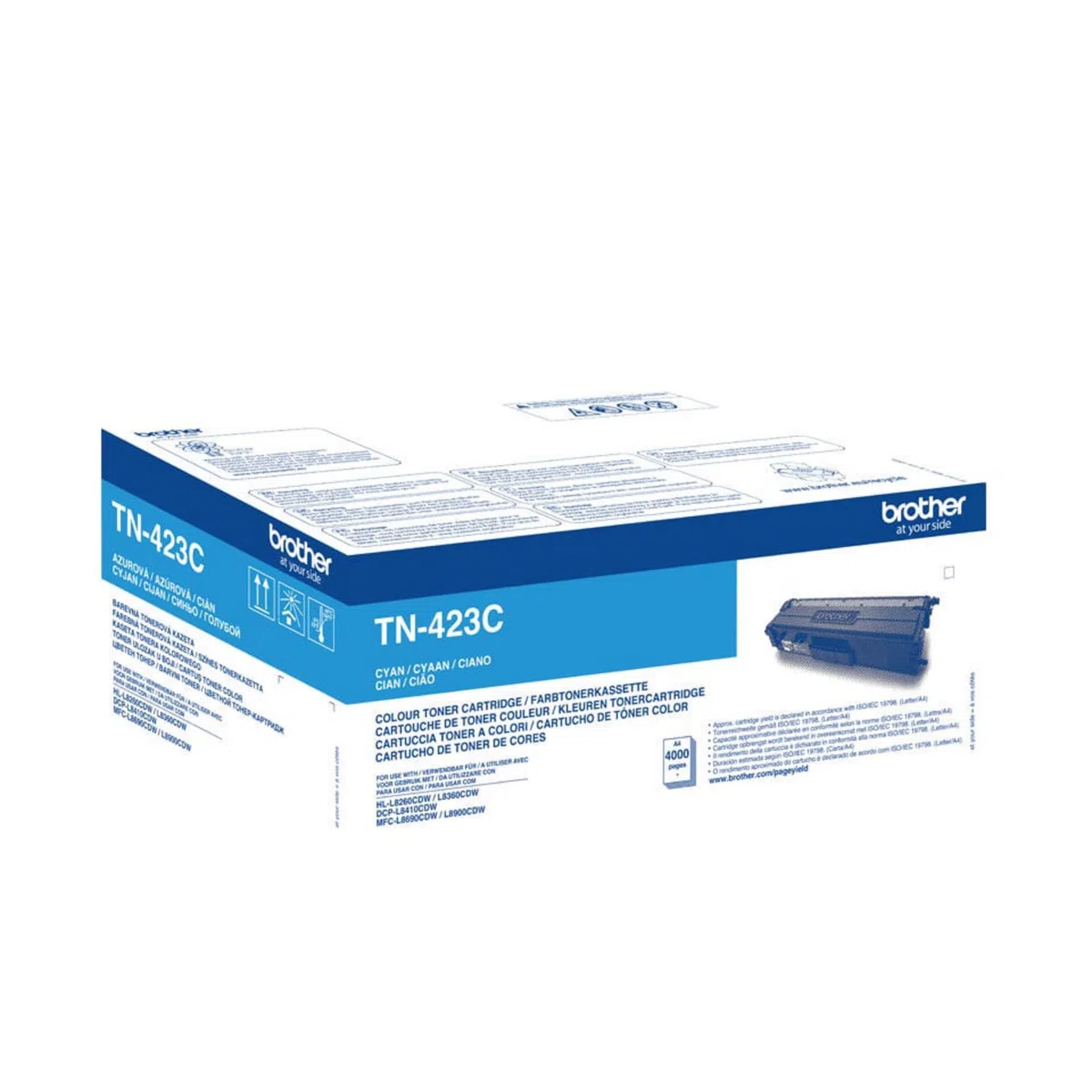 Brother TN423C – Resa Jumbo – Ciano – Original
