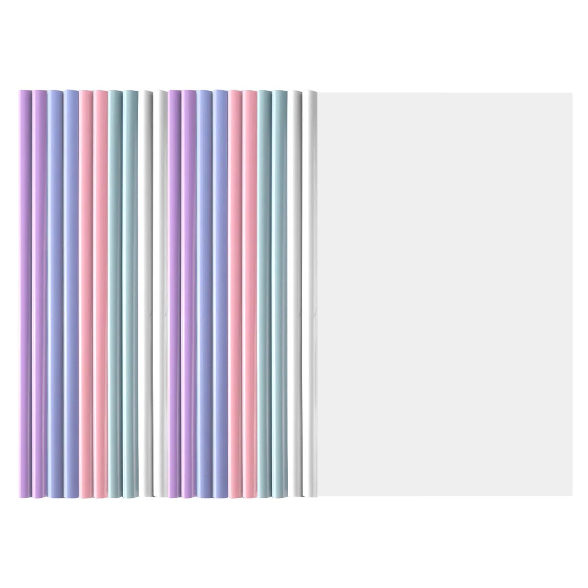 A4 Sliding Bar Binder, 20 Stück Klemmschienen A4, Sliding Bar Bindern, Ordnerschieber, Transparent Schiebebinder, Für Zuhause Schule Büro Dokumente Klassifizierung, Kann 100 Blatt Halten