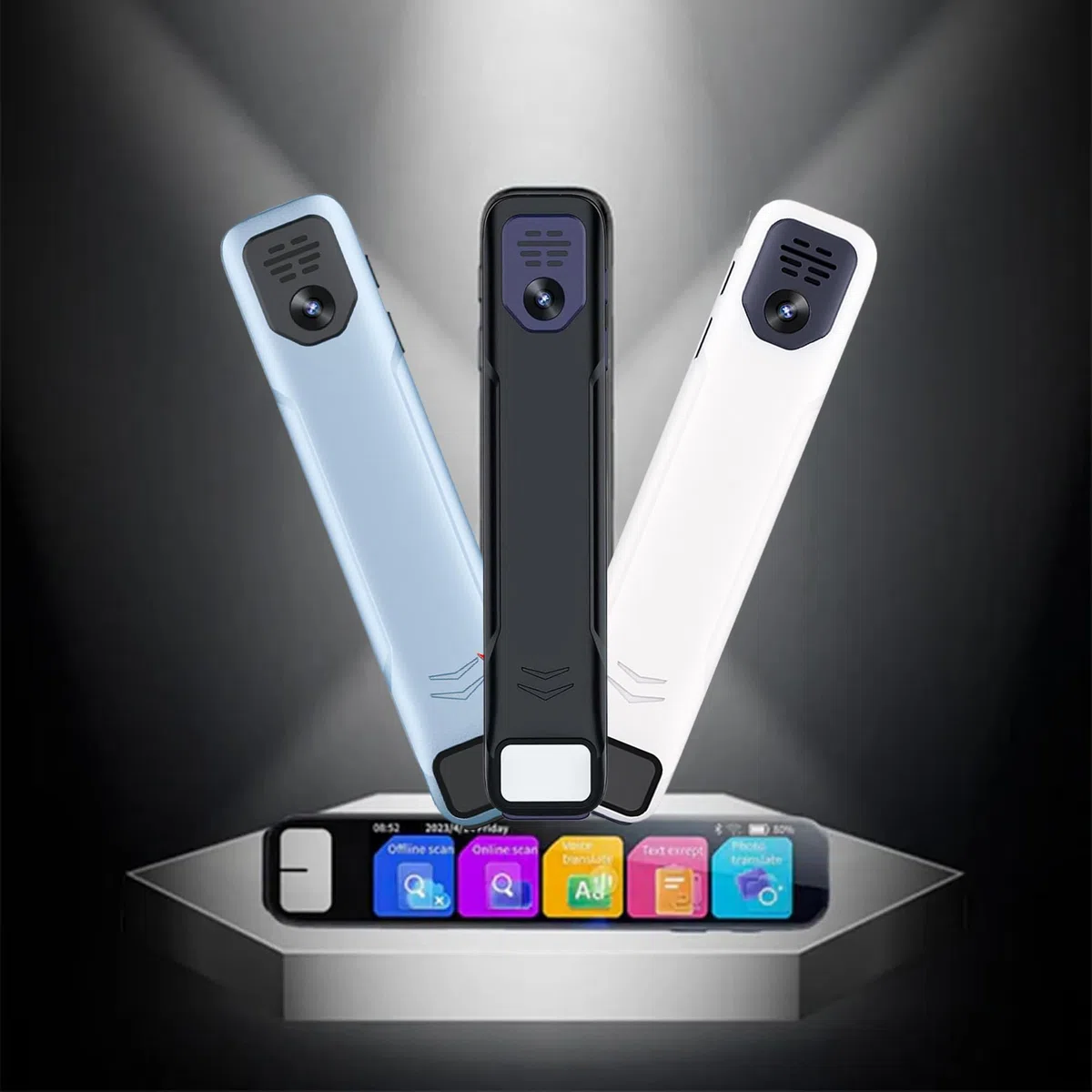 Pen GPT - PenGpt, Chatgpt AI Pen with HD Touchscreen, Instant AI Answers 99% Accuracy, 0.5s Fast Identification, Offline Translation (150+ Languages) (White)