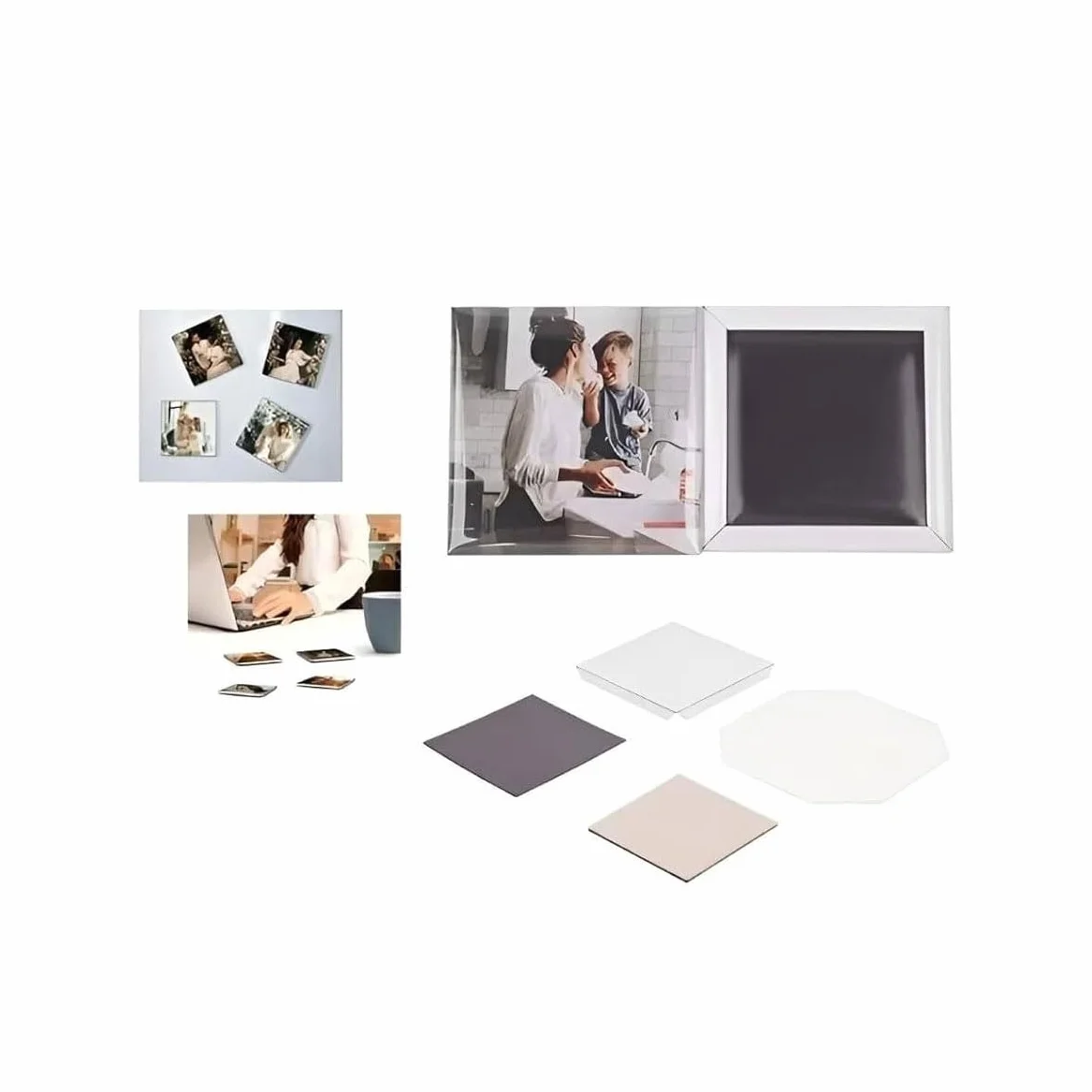 1000 Sets von Verbrauchsmaterialien, 1000 Stück, Verbrauchsmaterialien, DIY-Kühlschrankmagnete, Pin-Maschinen-Verbrauchsmaterialien (ohne Maschine)