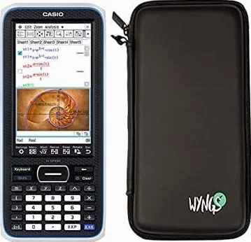 Casio Classpad II (fx-CP400) inkl. WYNGS Schutztasche Schwarz – Grafikrechner – Basic Set