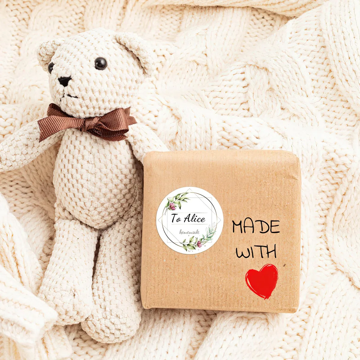 Marmeladenetiketten, 240 Stück Selbstklebend Klebeetiketten zum Beschriften | 5cm Floral Runde Aufkleber zum Beschriften von Gläsern, Flaschen und Backwaren, Küche Klebeetiketten